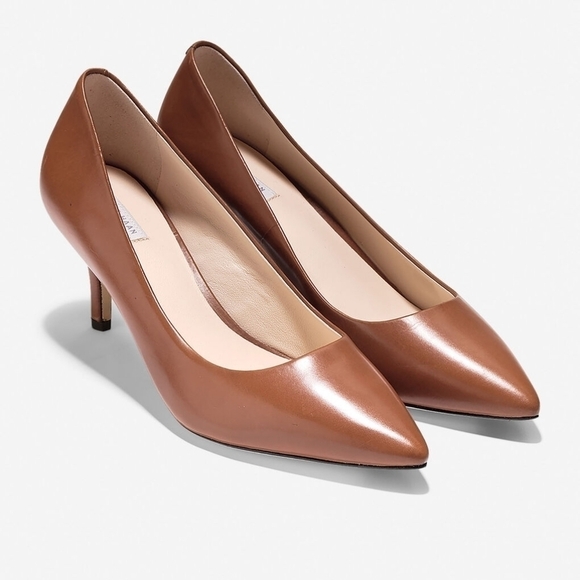 Cole Haan Vesta Pump 65MM In Woodbury Leather - Picture 2 of 12